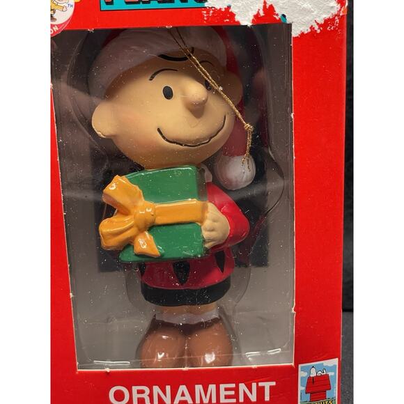 Vintage 2000 Charlie Brown & Lucy Christmas Ornaments Peanuts 50th. New in Boxes - Picture 3 of 5